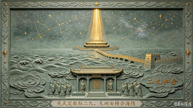 陆台为夫妻，二九为时间。夫妻和为贵，平坡和庆堂