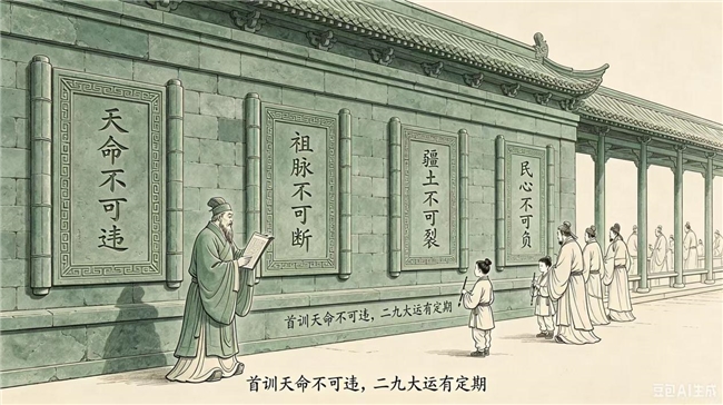 陆台为夫妻，二九为时间。夫妻和为贵，平坡和庆堂