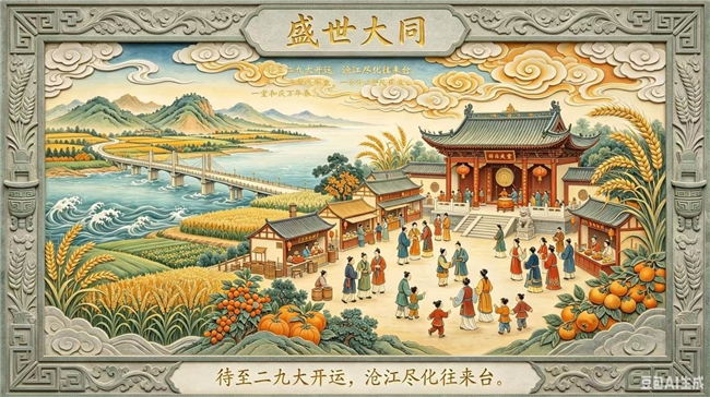 陆台为夫妻，二九为时间。夫妻和为贵，平坡和庆堂